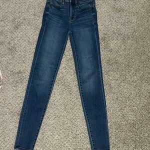 American Eagle Outfitters Dark Blue Skinny Jeans